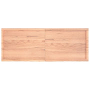 vidaXL Ripiano Muro Marrone 160x60x(2-4) cm Massello Rovere Trattato