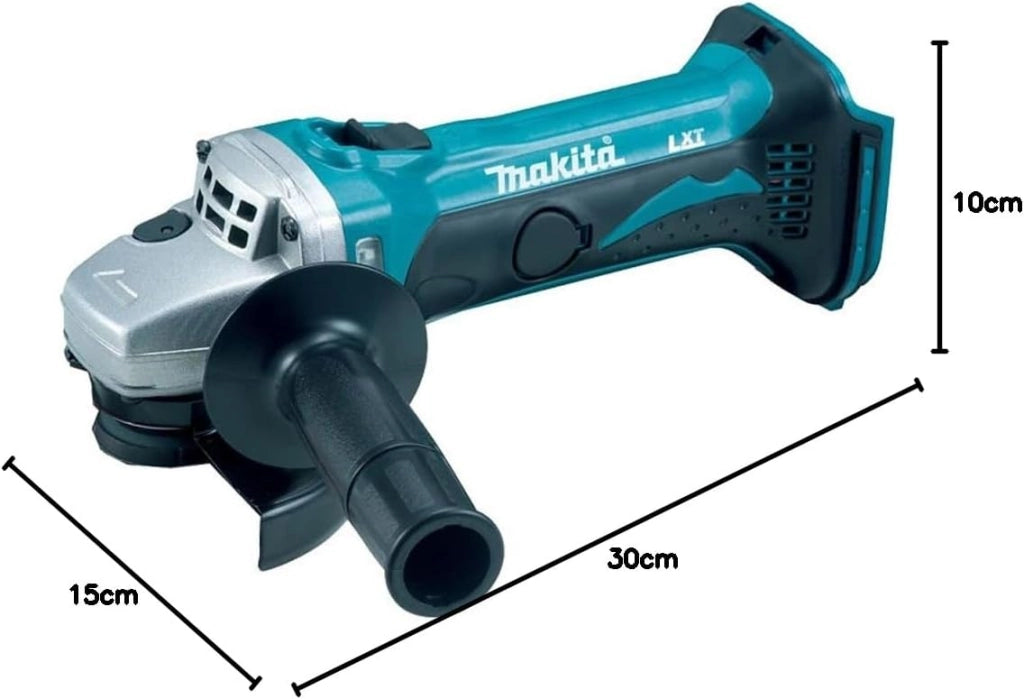 DGA452Z Smerigliatrice angolare agli ioni di litio senza fili, 18 V, blu, piccola