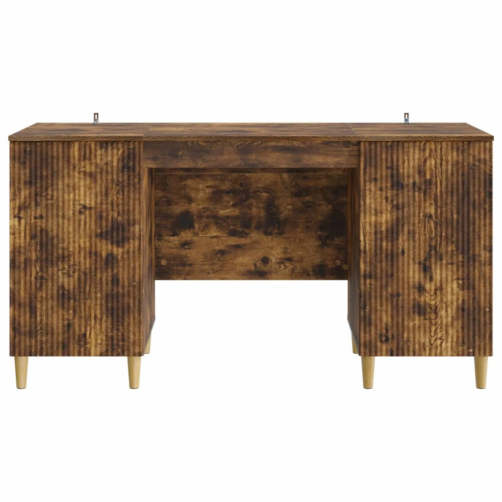 Scrivania Rovere Fumo 142,5 x 50 x 75 cm Legno ingegnerizzato 3414599