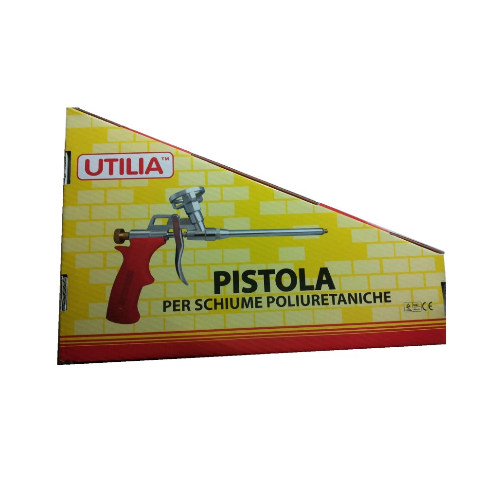 Pistola per schiume poliuretaniche Utilia bombole attacco universale