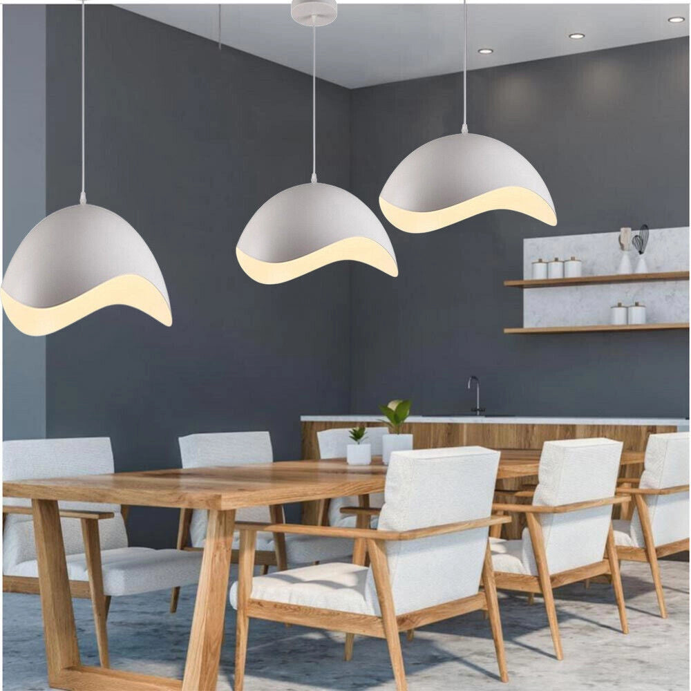 Trade Shop - Lampadario A Sospensione Contemporaneo E27 Lampada Pendente Cucina Isola Soggiorno A23 -