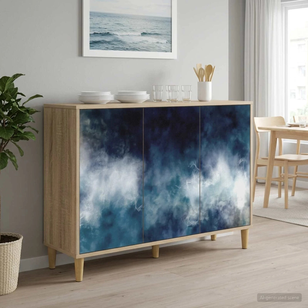 Credenza RAALTE Sonoma 102 x 33 x 75 cm Legno ingegnerizzato 8006952
