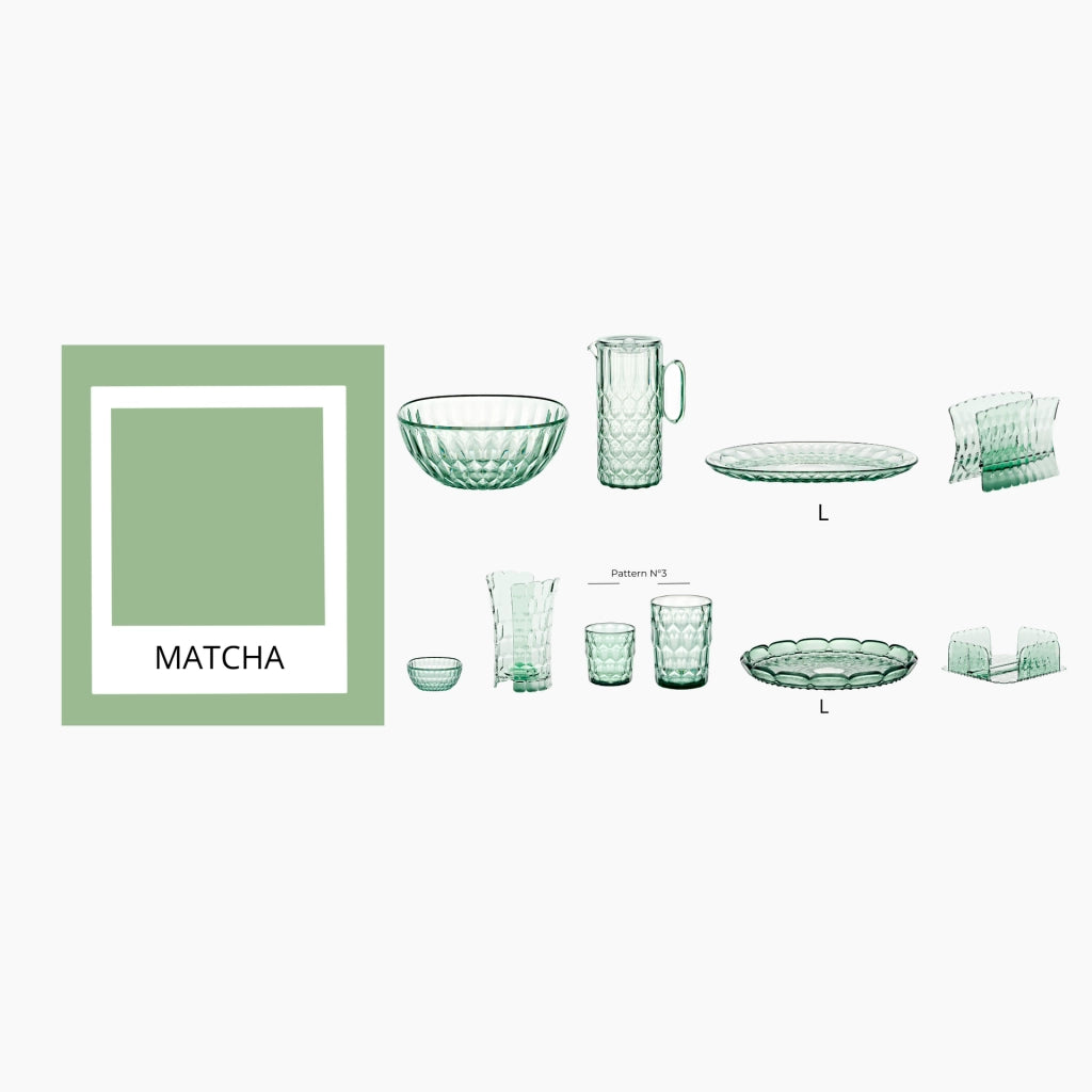 Portatovaglioli Vanity colore verde matcha 15,2x7,6x h11 cm
