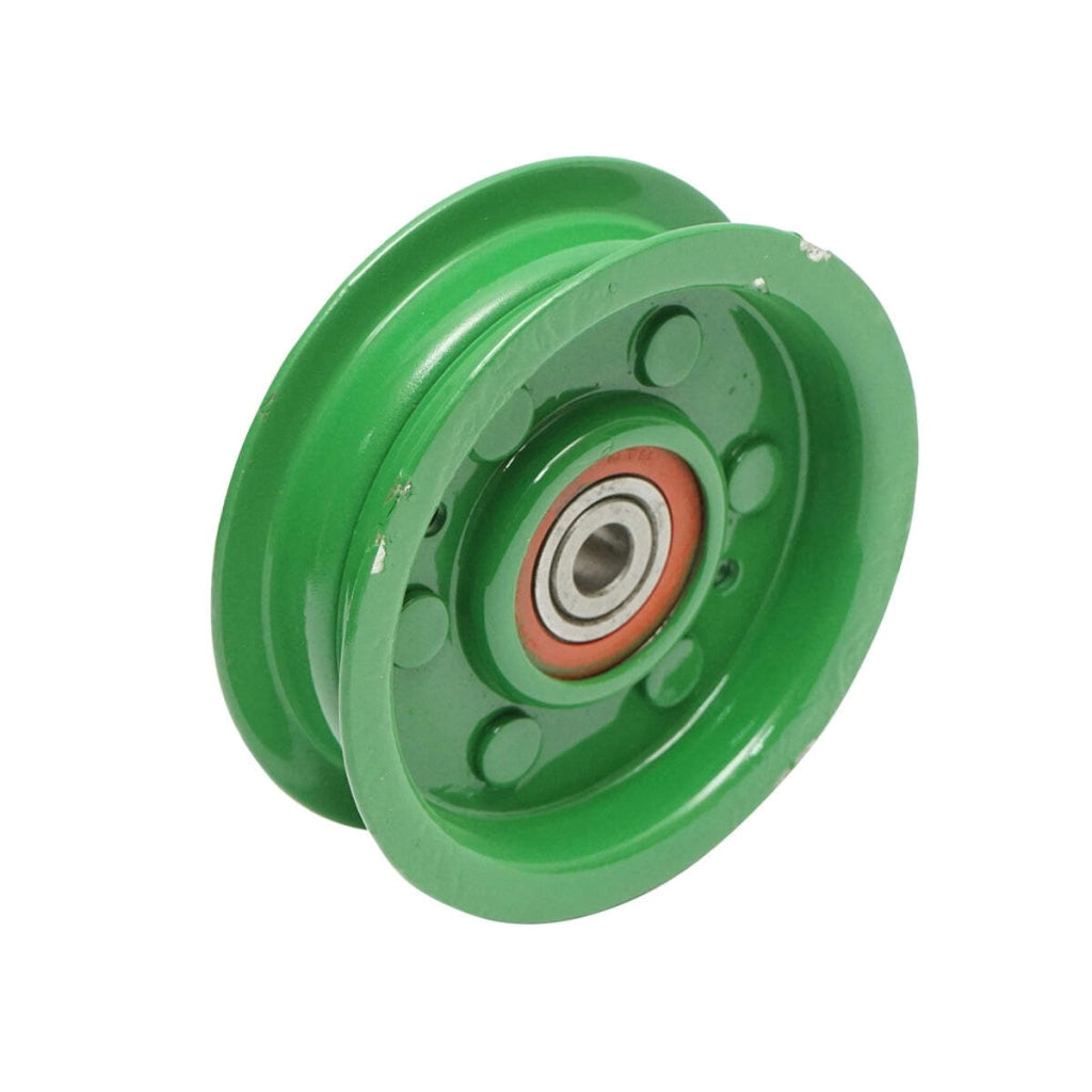 Puleggia tendicinghia per mietitrebbia John Deere, codice OEM AH140497.