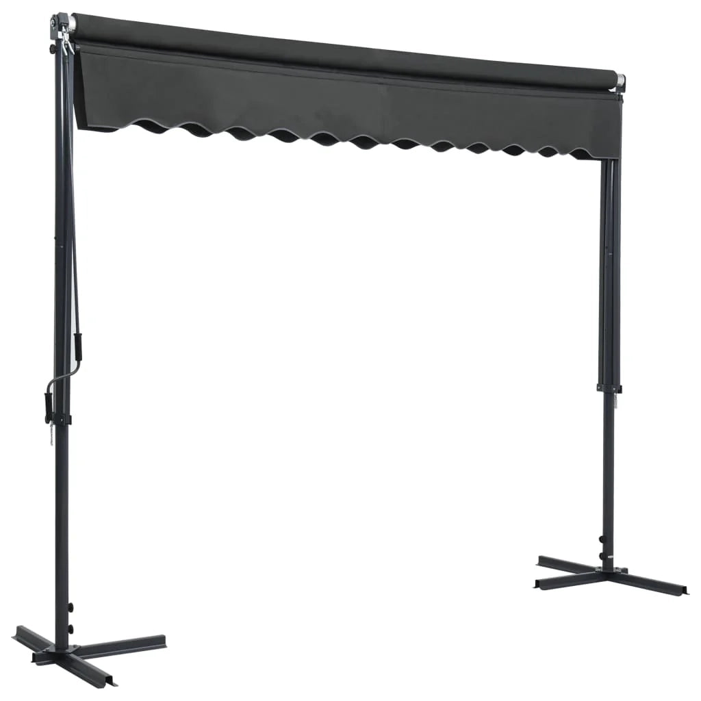 Tenda impermeabile su cavalletto 300 x 300 cm antracite 02_0007476