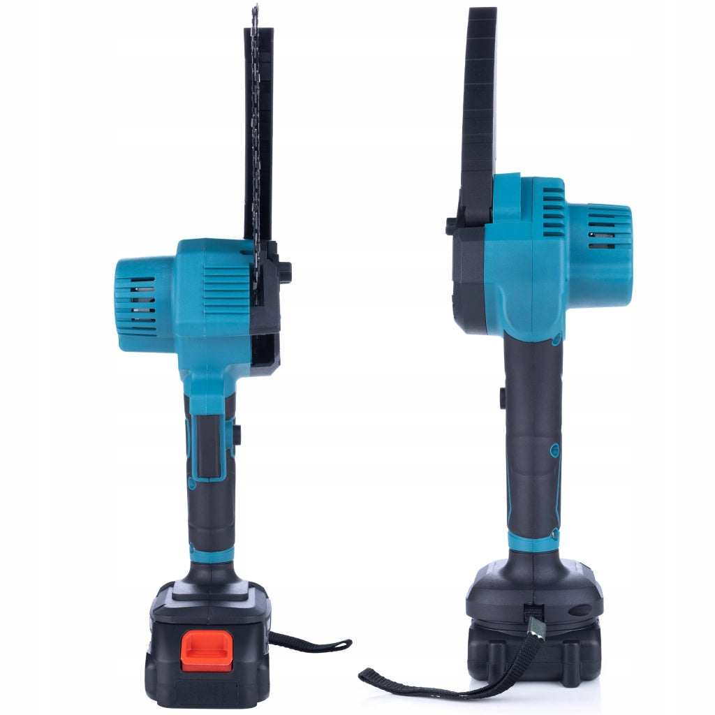 Motosega a Batteria Rosfix Blue Piranhia GP21V – 21V, 2 Batterie, 1200W | Taglio Rami e Legno, Lavori Giardinaggio