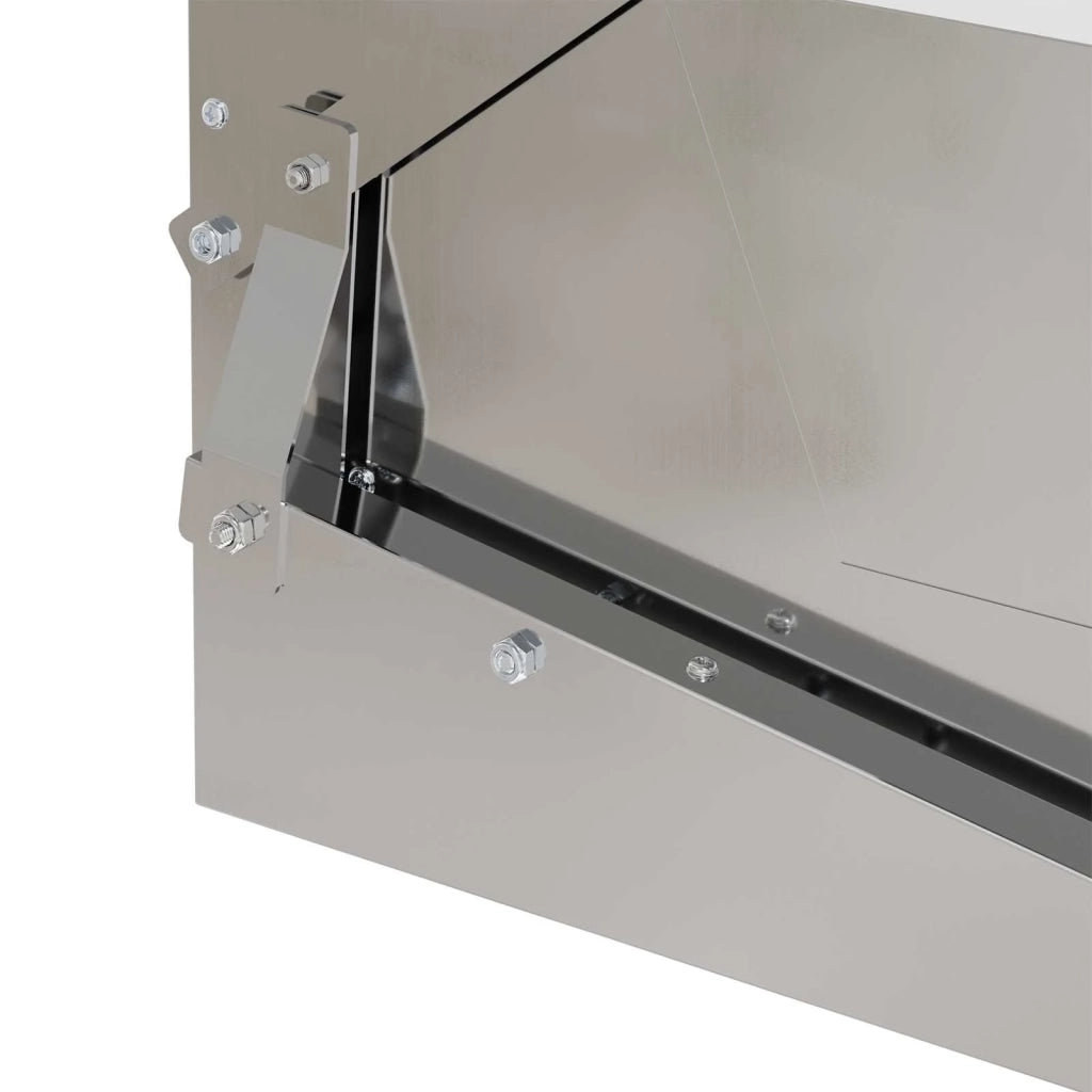 Mangiatore a Pedale per Pollo Argento 50 x 40 x 29 cm 874701