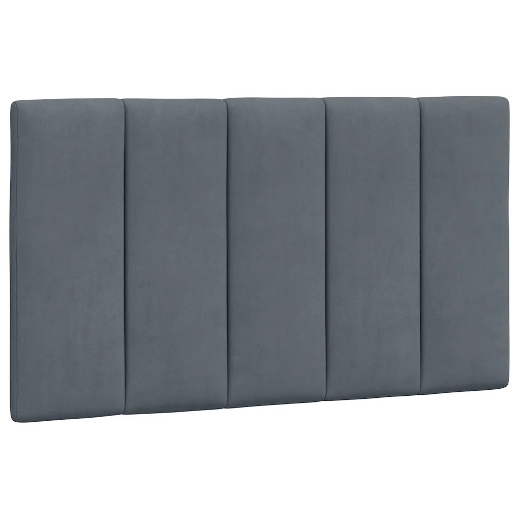 Giroletto senza Materasso-Struttura Letto Hanko Grigio Scuro 90x190 cm Velluto