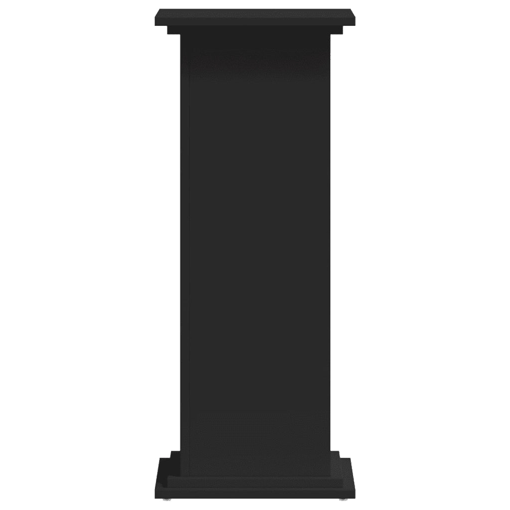Supporto per piante | Sostegno per piante Nero 33x33x80 cm in Truciolato