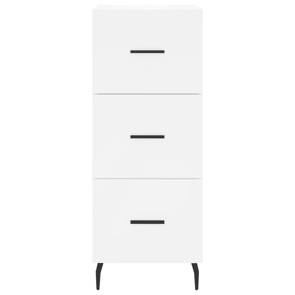 Credenza Bianca 34,5x34x180 cm in Legno Multistrato 3198865