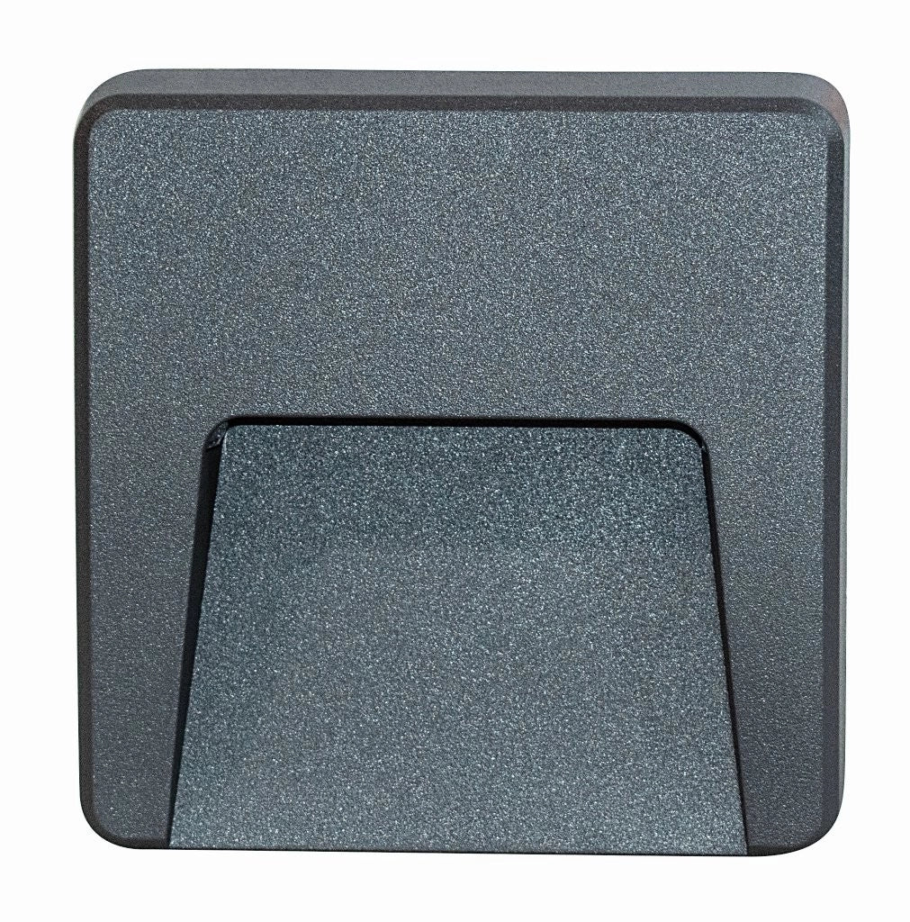 EXTRA SEGNAPASSO ESTERNO 1 LUCE GRIGIO ANTRACITE IP65 LED CCT 3000/4000/6500 °K 3W 300 lm 230V