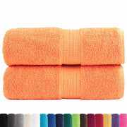 Asciugamani Ospiti SOLUND 2 pz Arancioni 30x50 cm 600 g/m² 137374