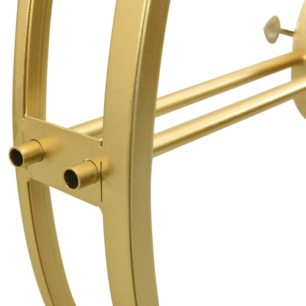 Orologio da Parete Oro 52 cm in Ferro 325170