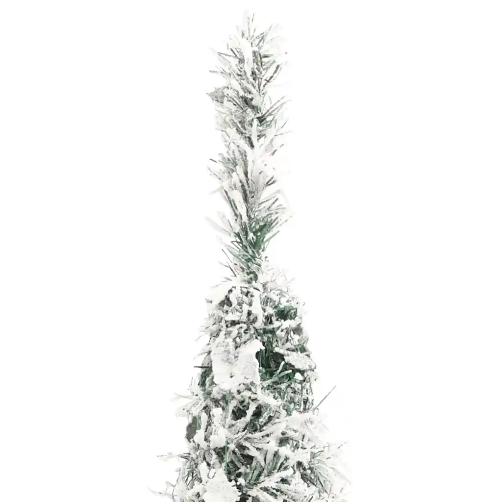 vidaXL Albero di Natale Artificiale Pop-up Neve Fioccata 200 LED 210cm