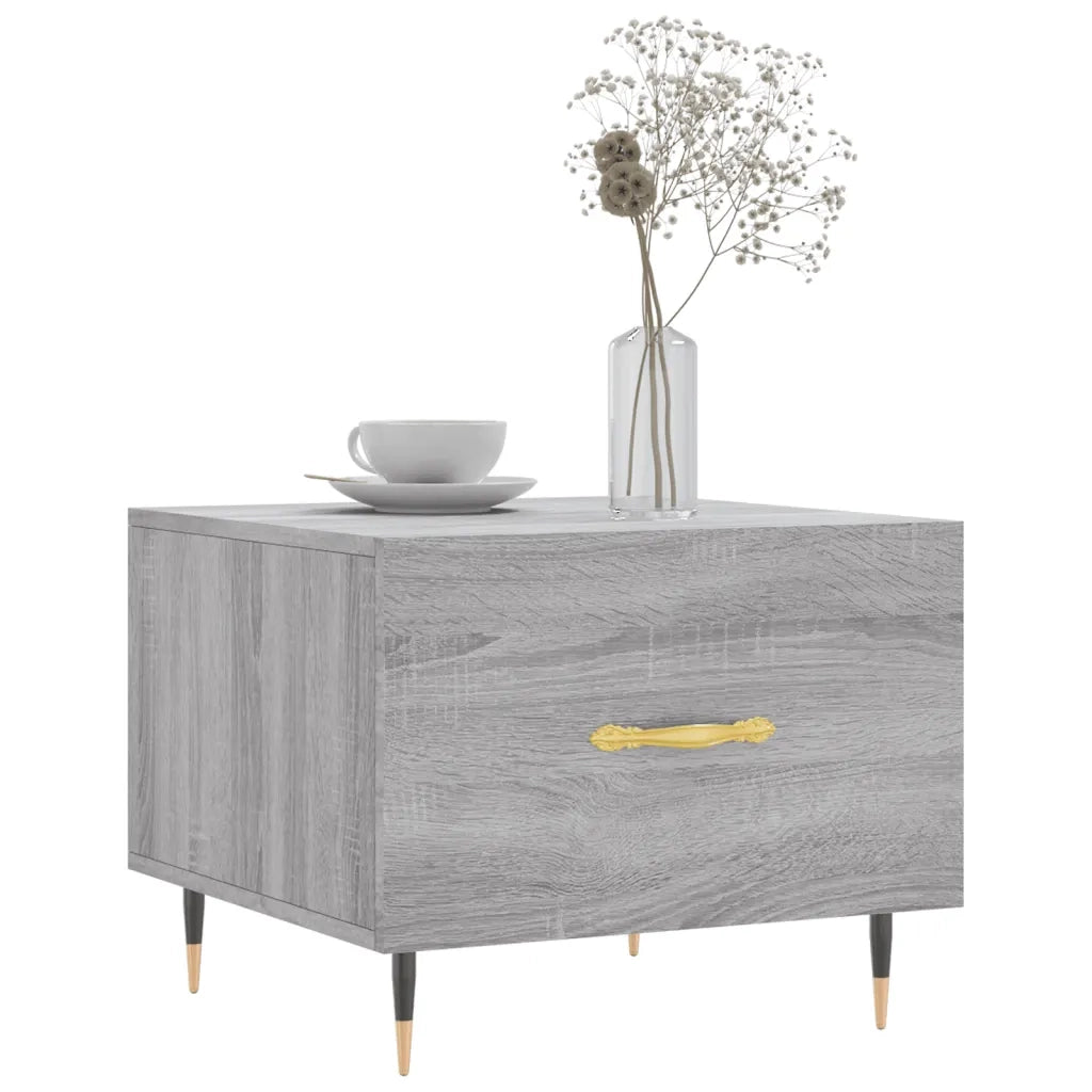 Tavolino da Salotto Grigio Sonoma 50x50x40 cm Legno Multistratocod mxl 105275