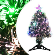 Albero di Natale con LED Verde e Bianco 64 cm Fibra Ottica cod mxl 19349