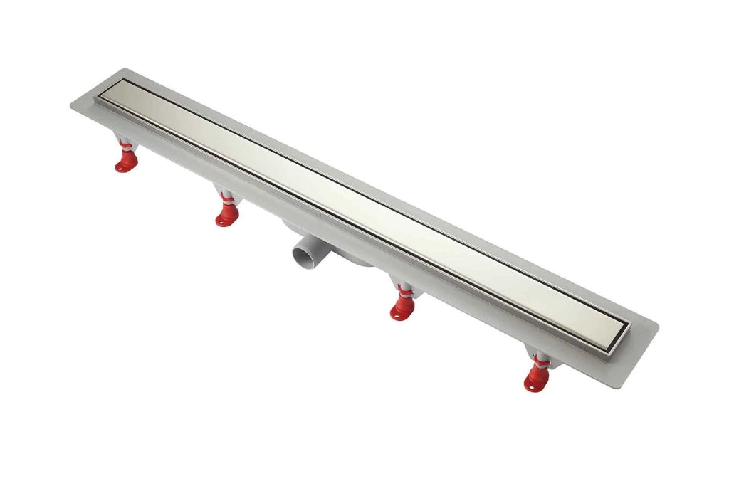 Canalina Doccia  con Sifone GRAVITAZIONALE e profilo INOX - 86 cm