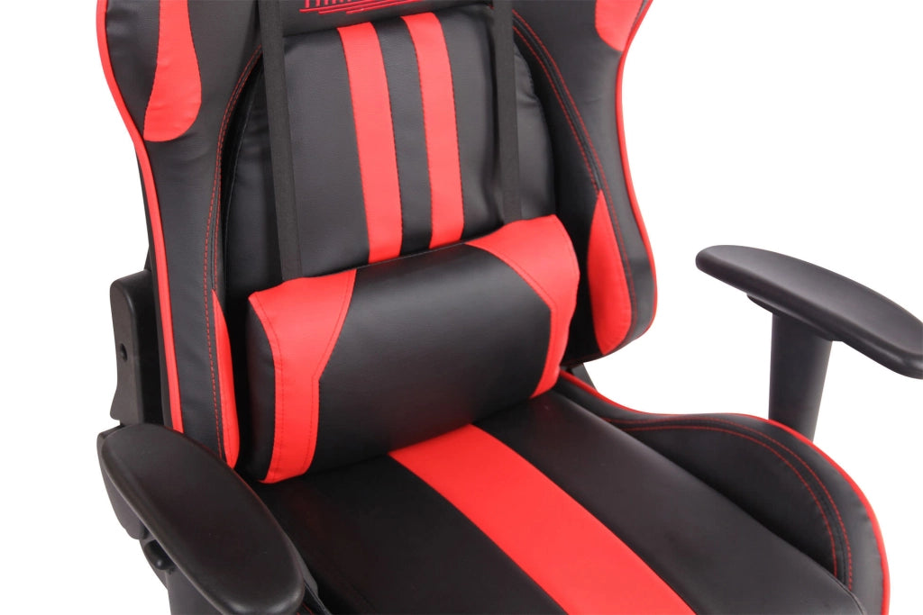 Sedia Ufficio Massaggiante Limit XM In Similpelle nero/rosso