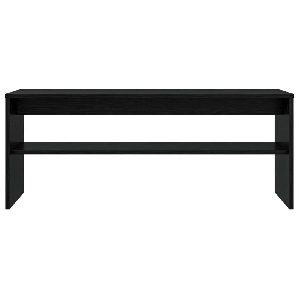 Mobile TV Rovere Nero 100 x 30 x 40 cm Legno multistrato