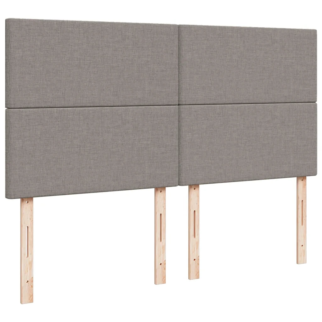Giroletto a Molle con Materasso Tortora 180x200 cm in Tessuto 3294432