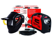 Saldatrice Inverter Telwin Force 145 + Maschera Tiger + Accessori saldatura MMA