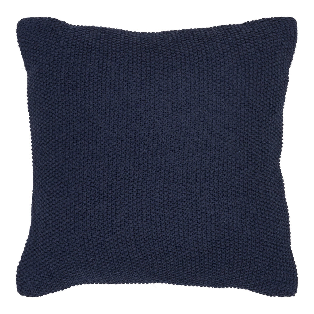 Cuscino Decorativo Santos, Blu, Cotone Reciclato, 1x45x45 cm