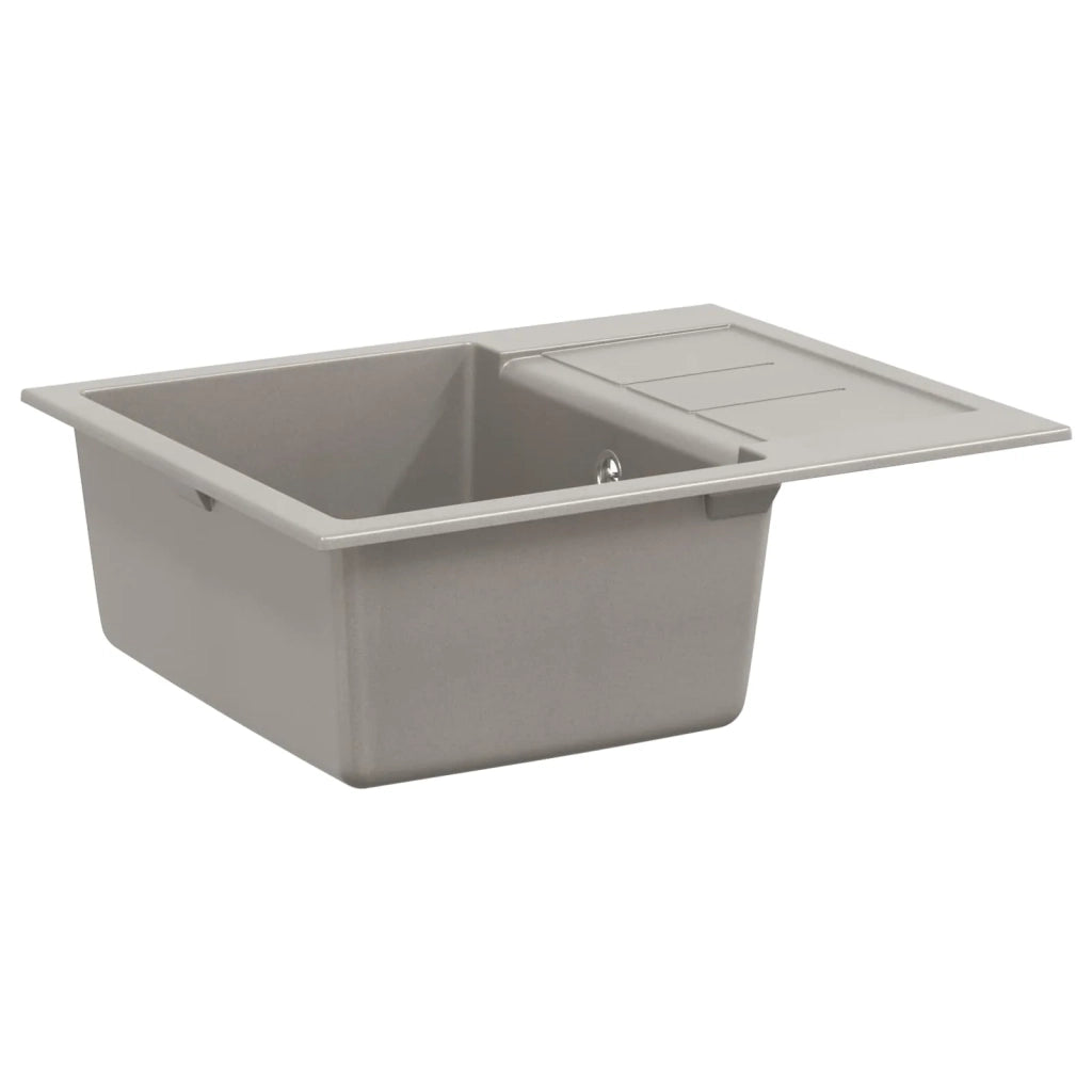 Lavello Grigio 620 x 500 mm 80% Quarzo e 20% Resina CFW2177194