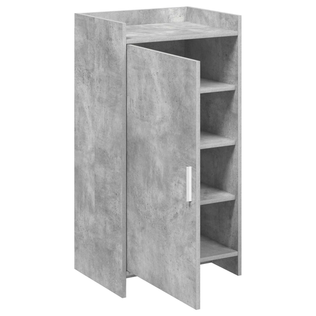 Mobile per scarpe con porta Grigio Cemento 48 x 36 x 92 cm 8011334