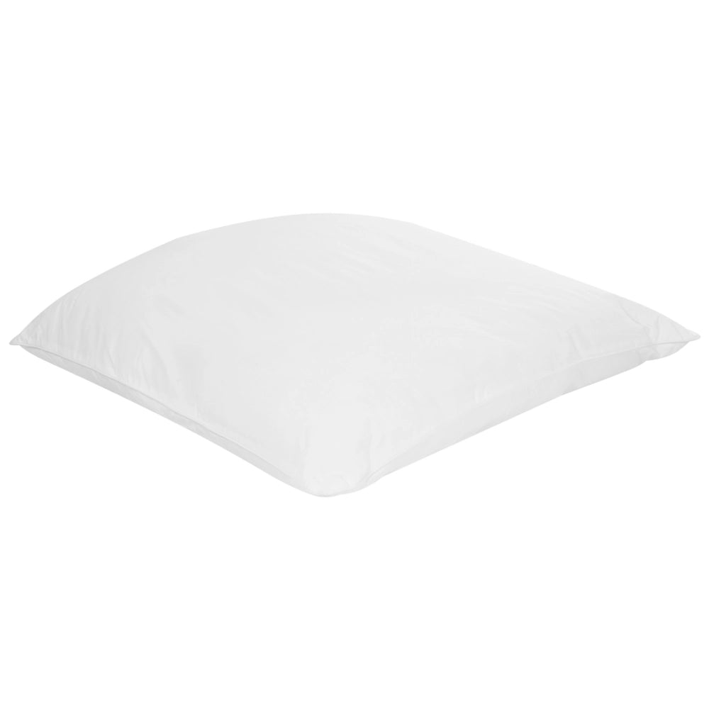 Guanciale rettangolare per camera da letto in cotone di japara con fodera in poliestere bianco a basso profilo 80 x 80 cm camera da letto cuscino morbido