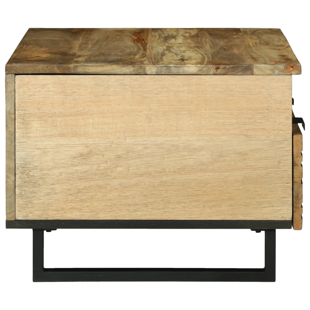 Tavolino da CaffÃ¨ 80x54x40 cm Legno Massello di Mango
