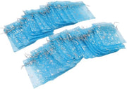Pacchetti di Organza 50 pezzi - Telaio a scacchi - Corda per tenda - Disegno a stella - Pacchetti di accessori per gioielli - Pacchetti per regali/trasmissione di fidanzamento - Materiale riutilizzabile 11,4 x 8,4 cm - Pacchetti per gioielli