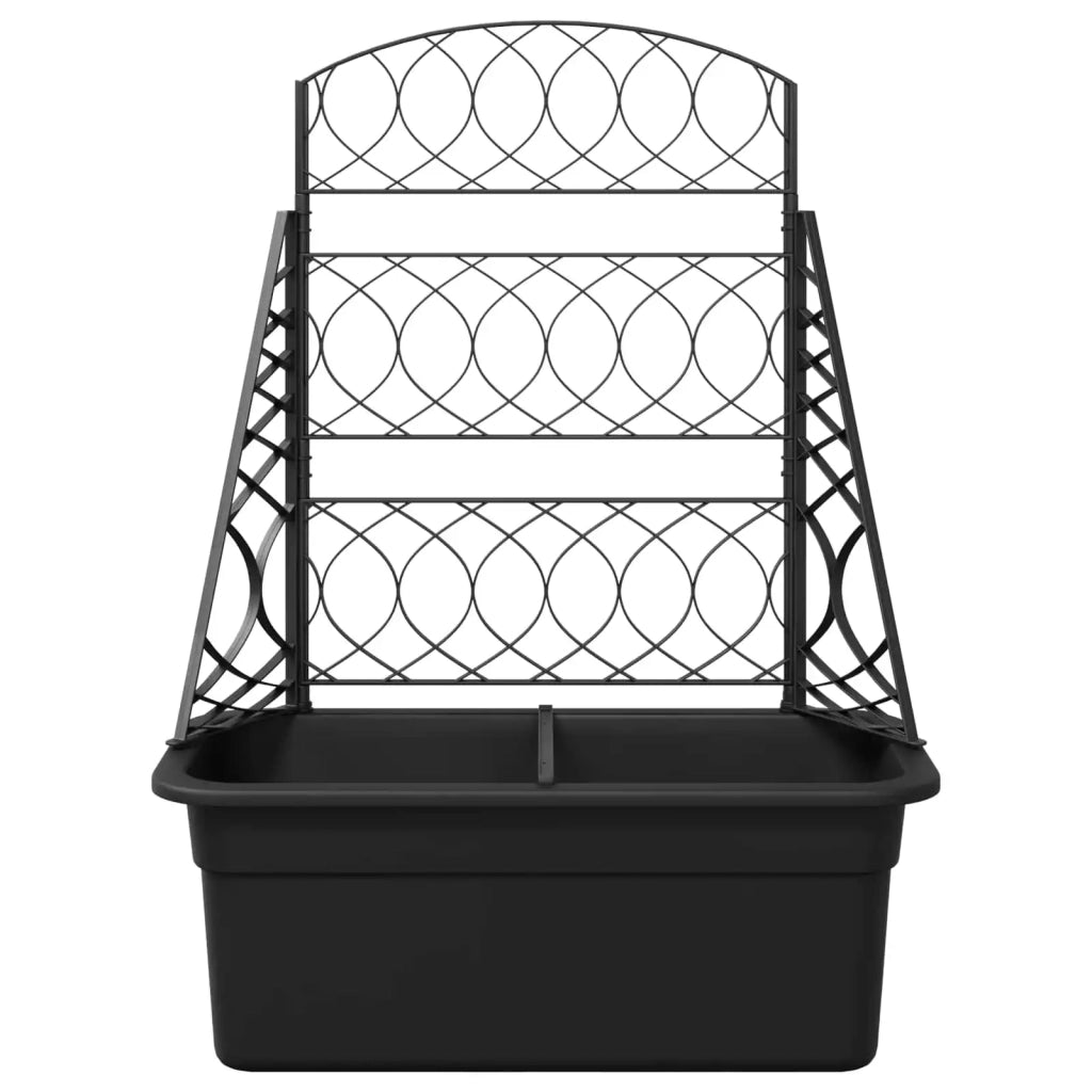 Grigliato per vasi Antracite 58 x 29 x 78 cm PP 42033398