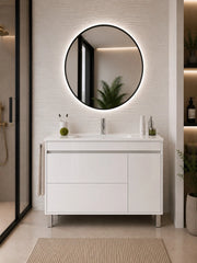 Mobile bagno con lavabo ORIGENBATH CAPRERA senza specchio 50x40 cm bianco