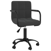 Sedia Girevole da Ufficio Nera in Velluto cod mxl 55095