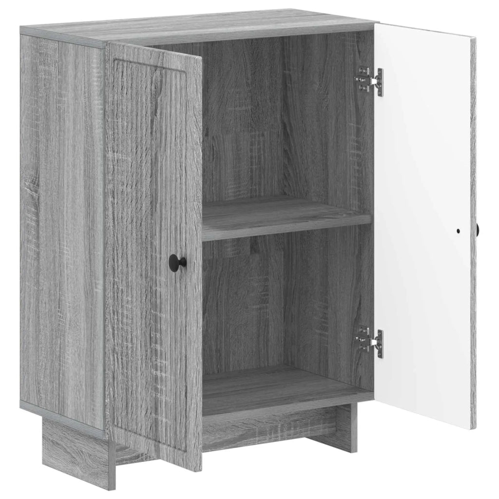 Mobiletto da Bagno EDE Sonoma grigio 59,5 x 31 x 80 cm 895961