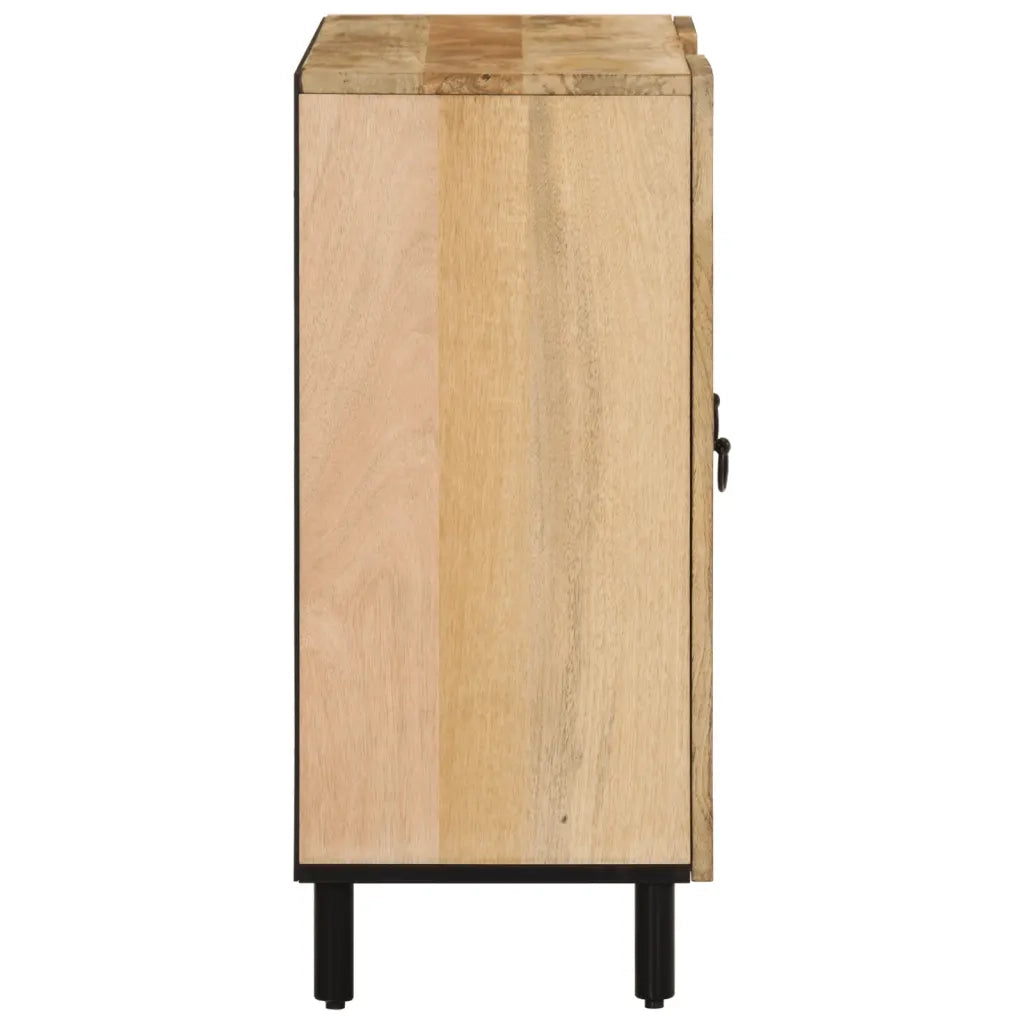 Credenza 90x33x75 cm in Legno Massello di Mango 358240