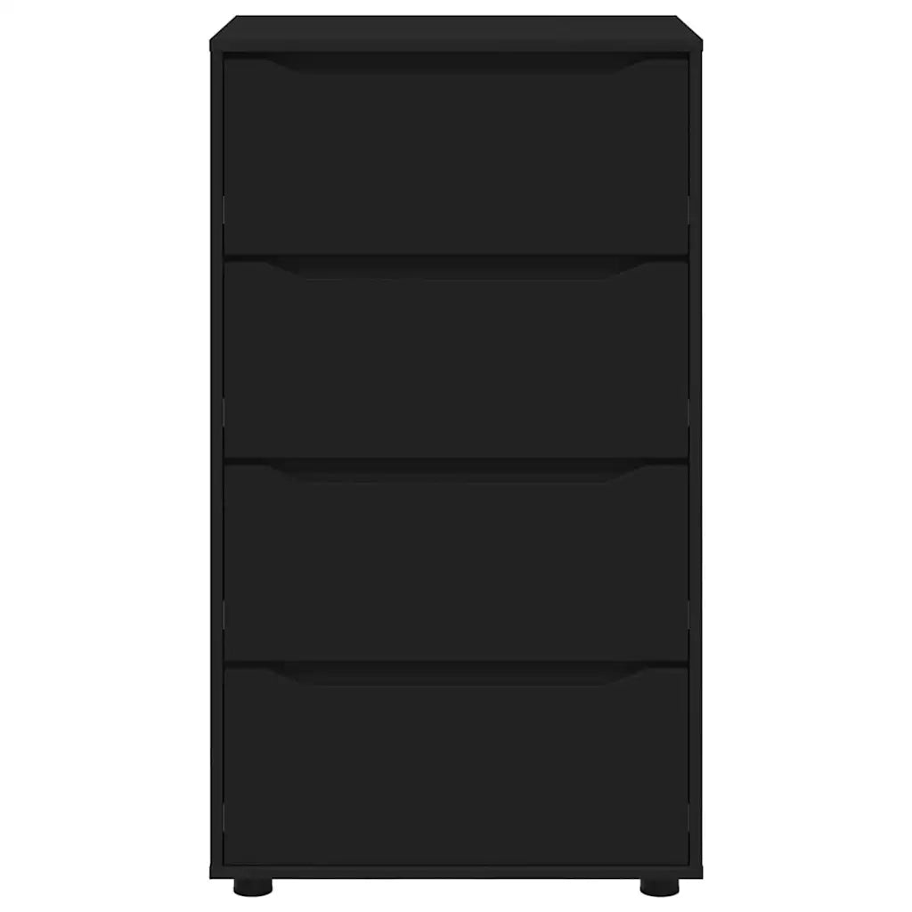 Armadi di Stoccaggio Nero 60 x 48 x 105 cm Legno multistrato