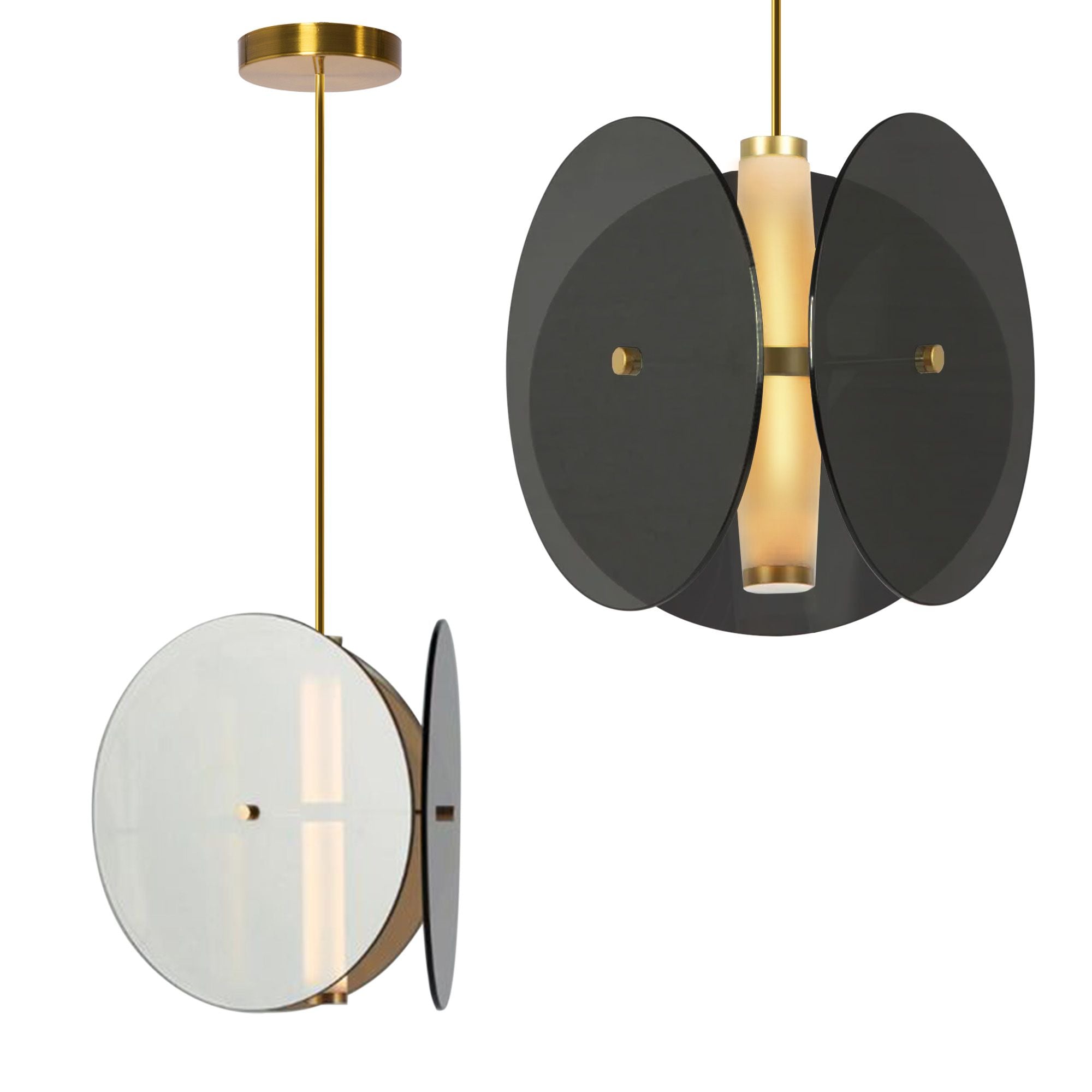 Lampada Black App1675-cp Round