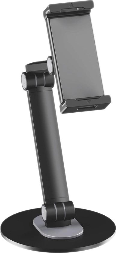 Stand per tablet da 360 gradi per scherm da 47 a 129 pollici fino a 1 kg di carico con cuscino in silicone - nero
