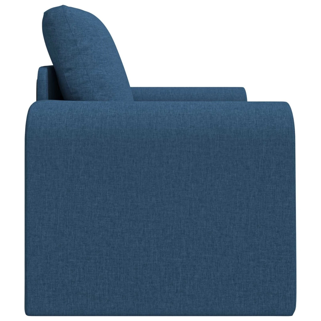 Divano letto | Sof¨¤ letto | Letto singolo Blu 98 x 71 x 83 cm Tessuto