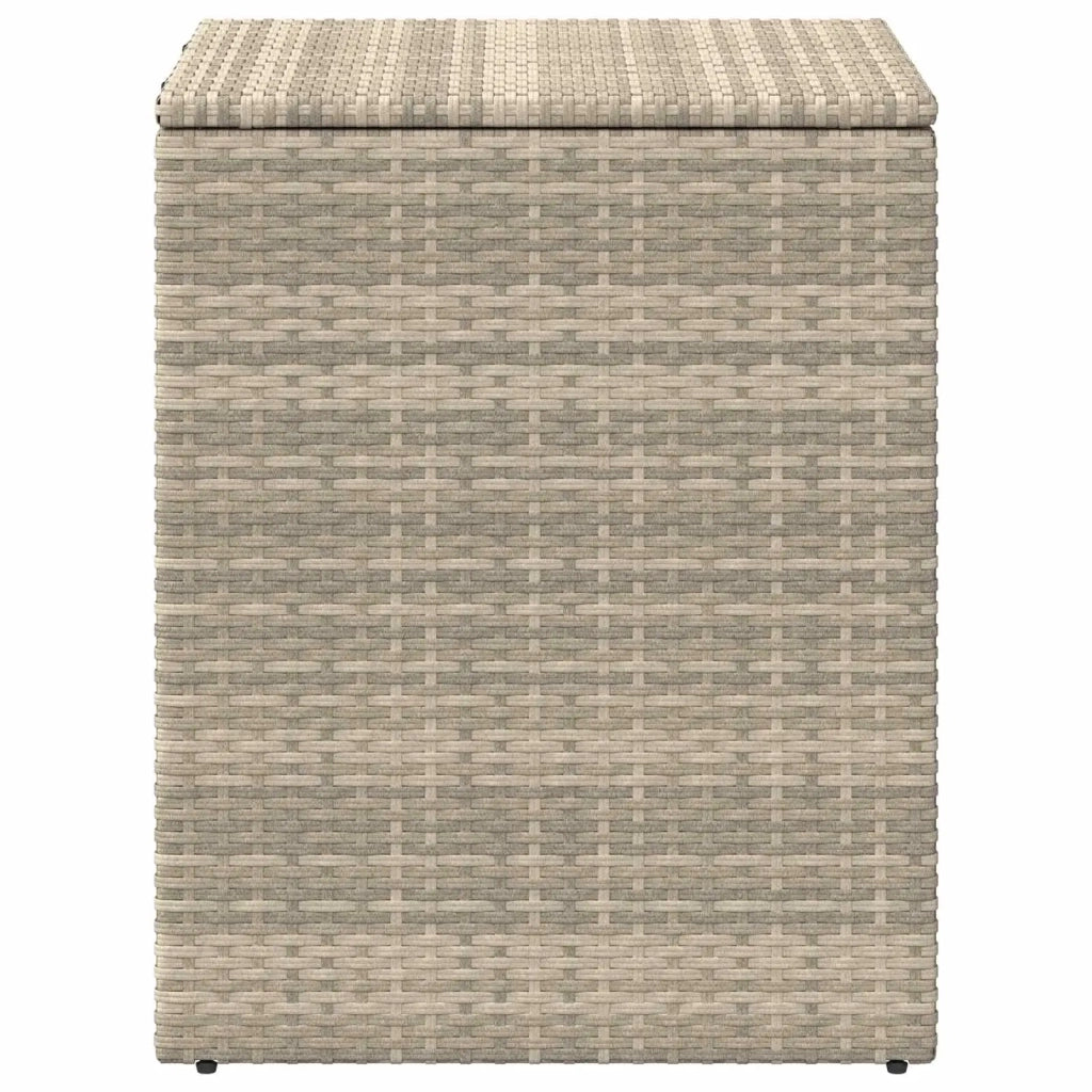 Scatola per Cuscini Grigio chiaro 55 x 55 x 69 cm polyrattan