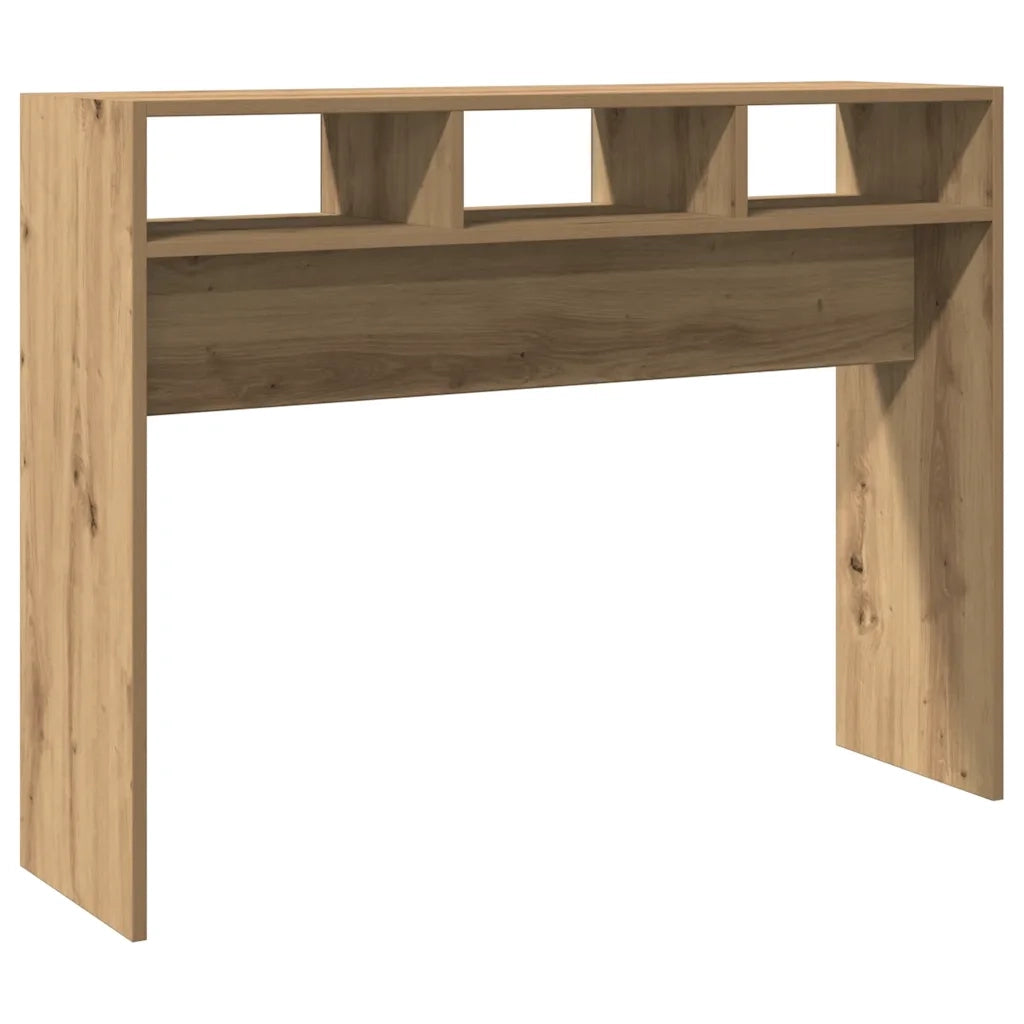 Tavolo Consolle Rovere Artigianale 105x30x80 cm in Truciolato 856623