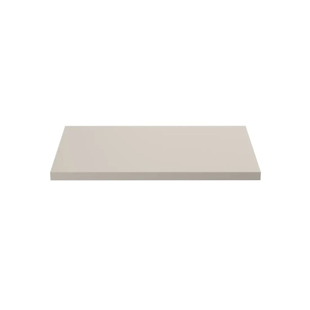 Piano lavabo NOXERA – 60 cm – Beige opaco – Da appoggio – Finitura resistente in MDF