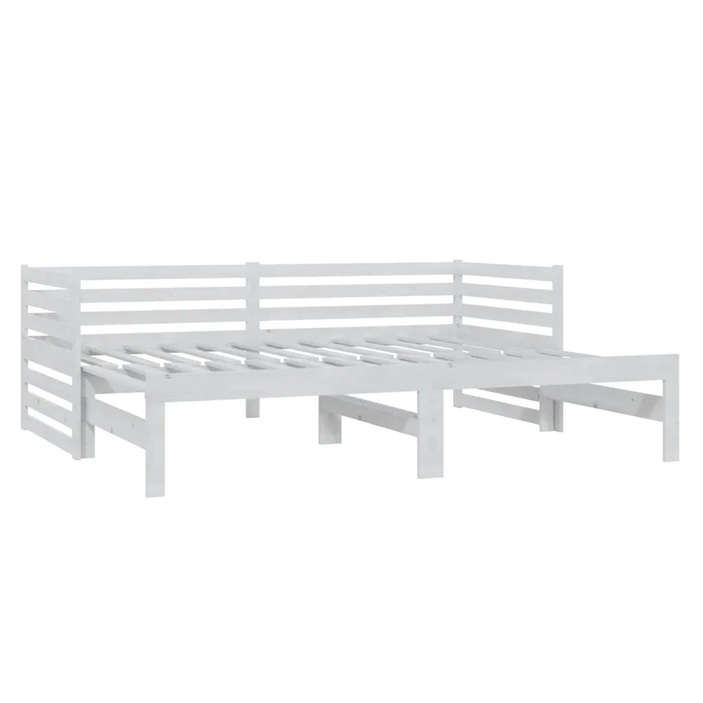 Dormeuse Estraibile Bianca in Massello di Pino 2x(90x200) cm 806966