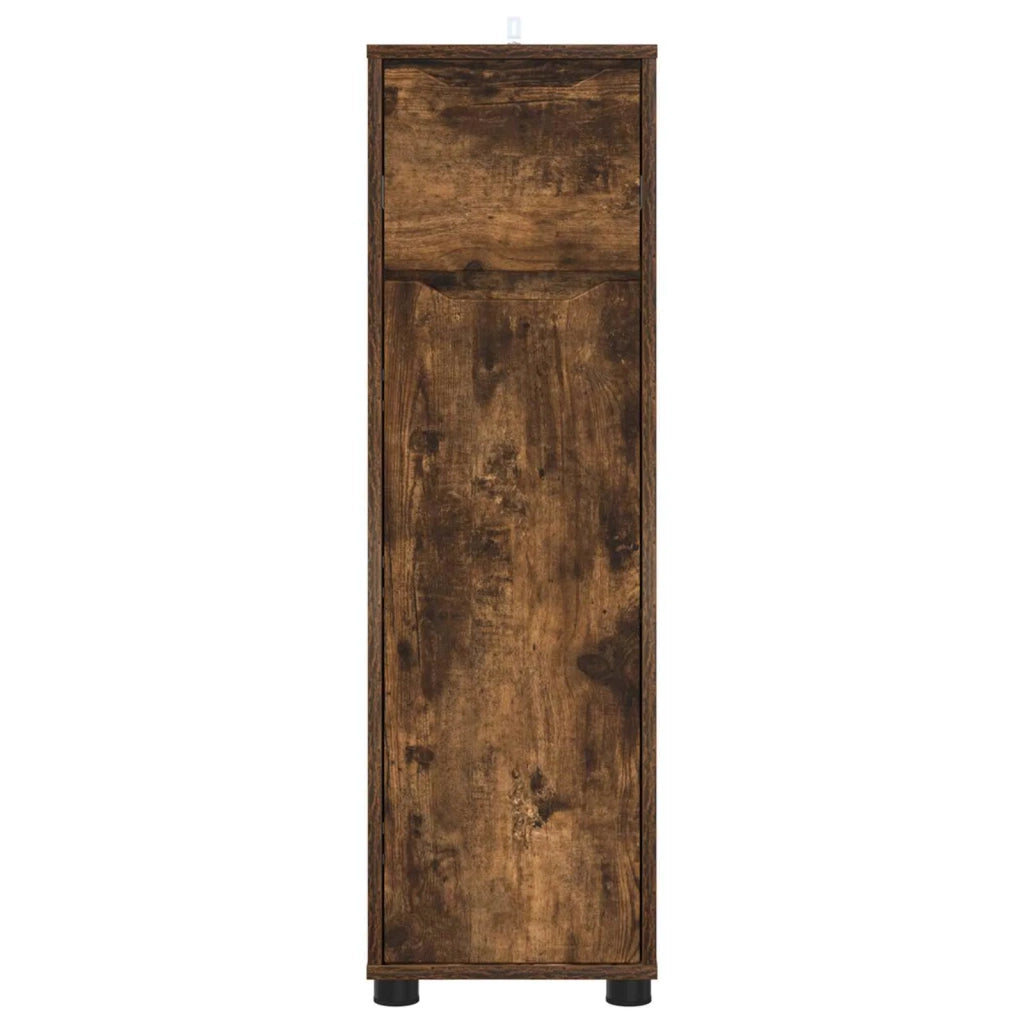 Mobile da Bagno con cassetto Rovere fumé 30,5 x 30 x 101 cm 888742