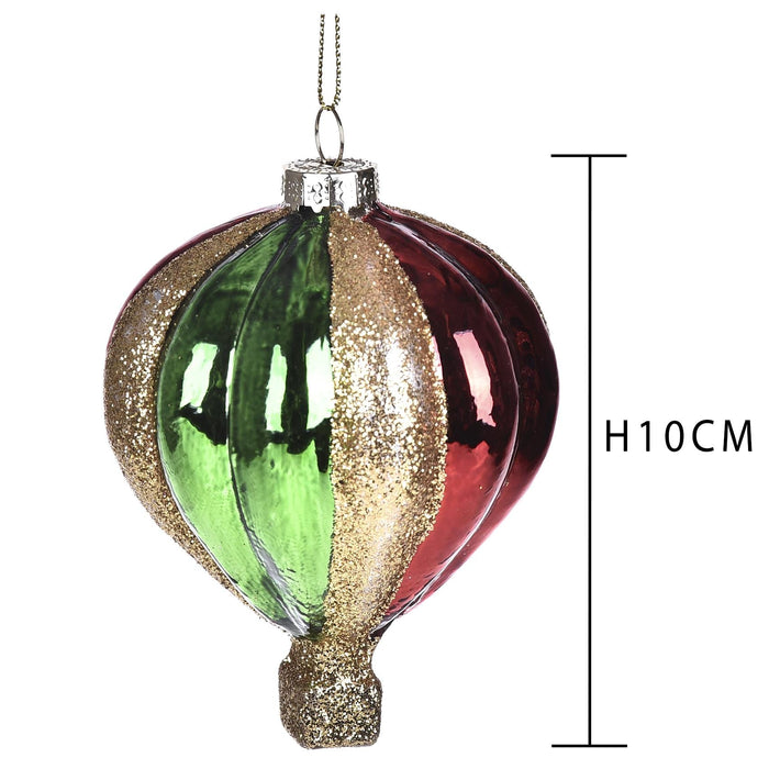 Set 6 Mongolfiera Circus da appendere H10 cm