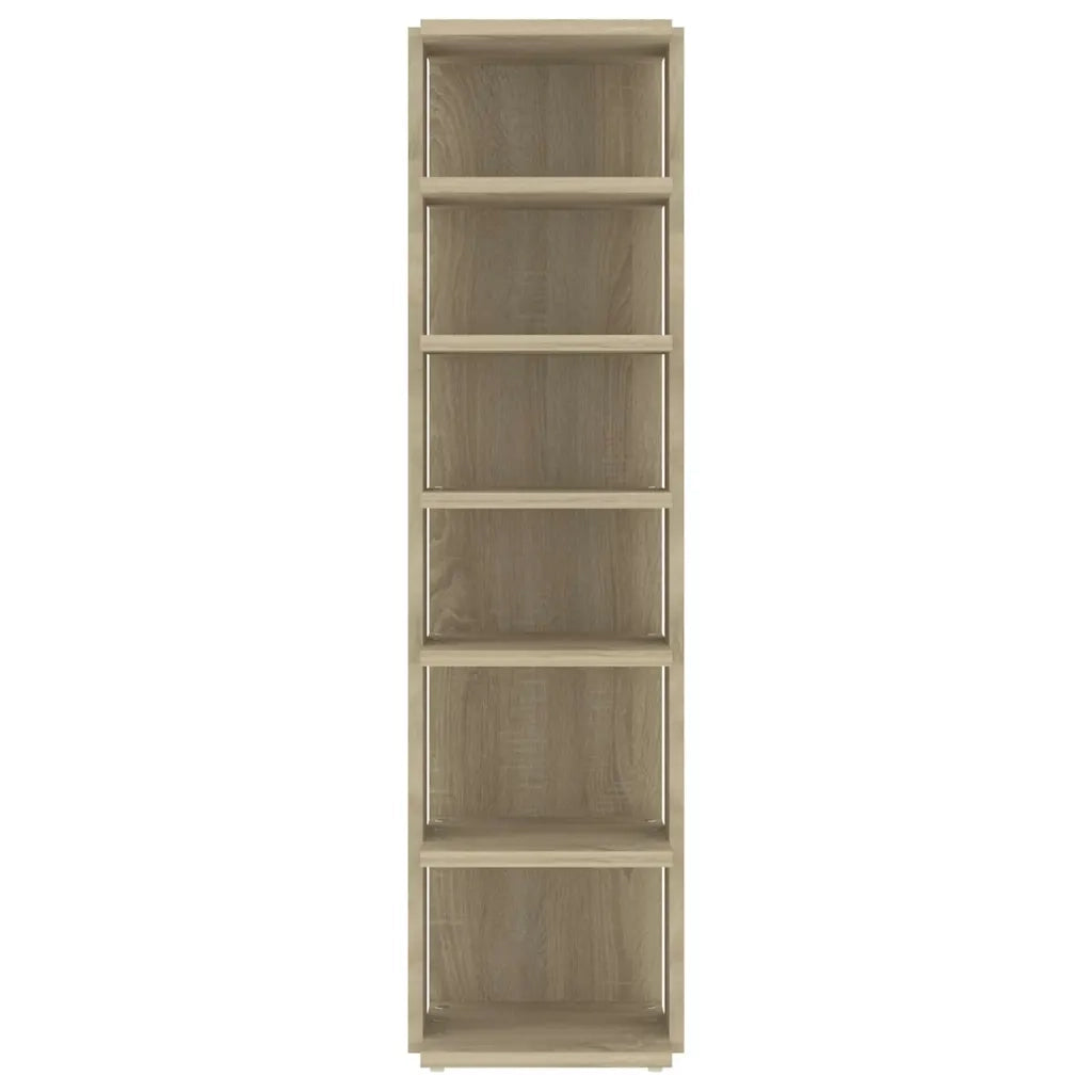 Scarpiere 2 pz-Set di 2 Scaffale per scarpe Rovere sonoma 27,5x27x102 cm