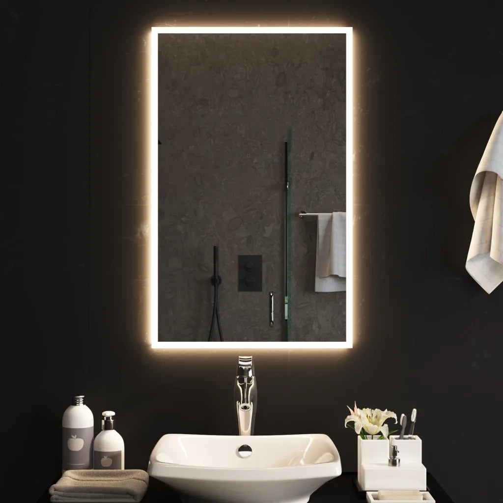 Specchio da Bagno con Luci LED 50x80 cmcod mxl 100209