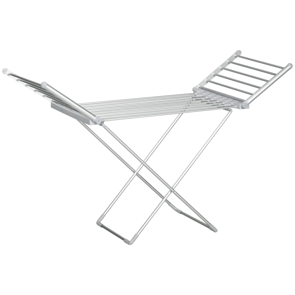 Stendibiancheria elettrico 2 ali laterali estensibili ¨C zephmum ¨C 144x53x91 cm