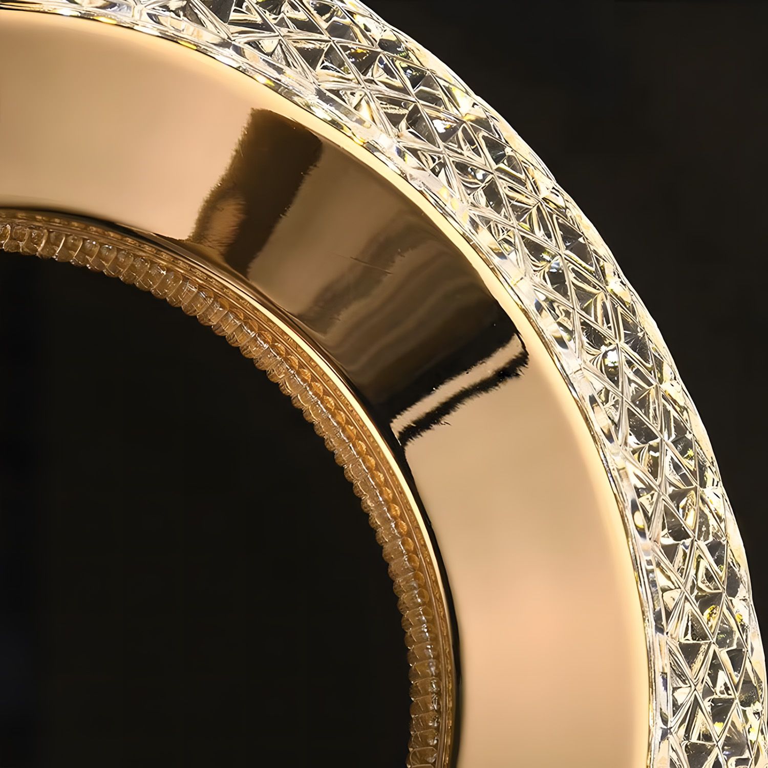 Lampadario A Sospensione In Cristallo G119-1cp Gold